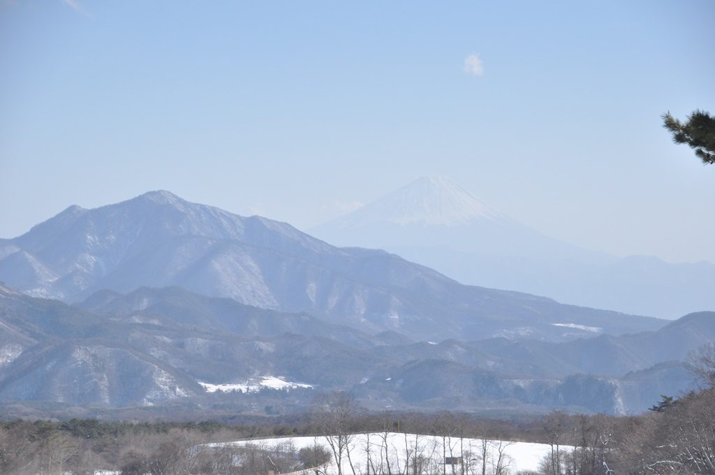清泉寮から見た富士山